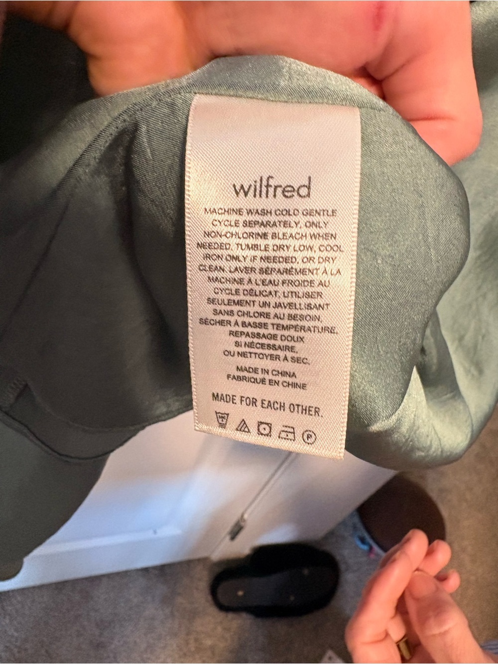 Wilfred Green Slip Midi Dress - Picture 10 of 10